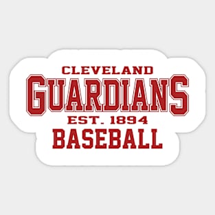 Guardians Cleveland Baseball Sticker